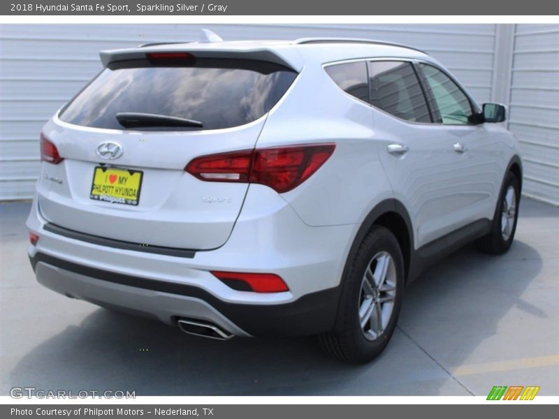 Sparkling Silver / Gray 2018 Hyundai Santa Fe Sport