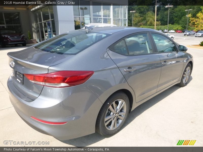 Galactic Gray / Gray 2018 Hyundai Elantra SEL