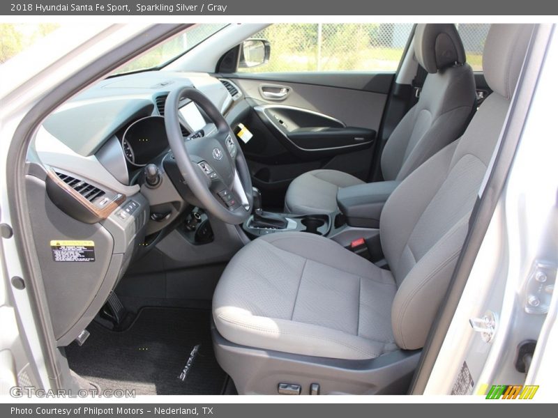 Sparkling Silver / Gray 2018 Hyundai Santa Fe Sport