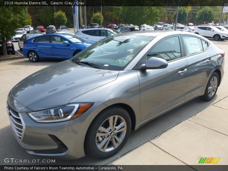 Galactic Gray / Gray 2018 Hyundai Elantra SEL