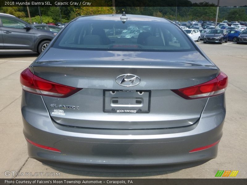 Galactic Gray / Gray 2018 Hyundai Elantra SEL