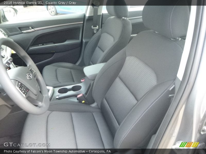 Galactic Gray / Gray 2018 Hyundai Elantra SEL