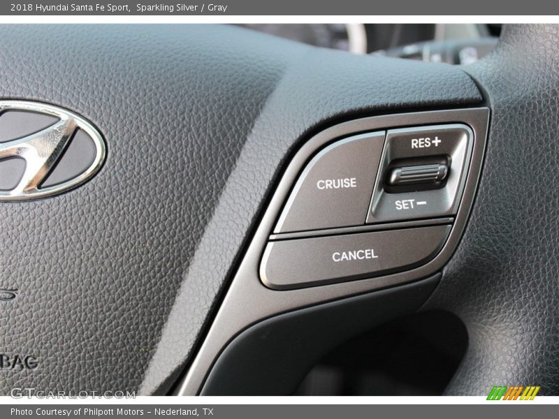 Sparkling Silver / Gray 2018 Hyundai Santa Fe Sport