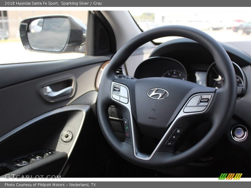 Sparkling Silver / Gray 2018 Hyundai Santa Fe Sport