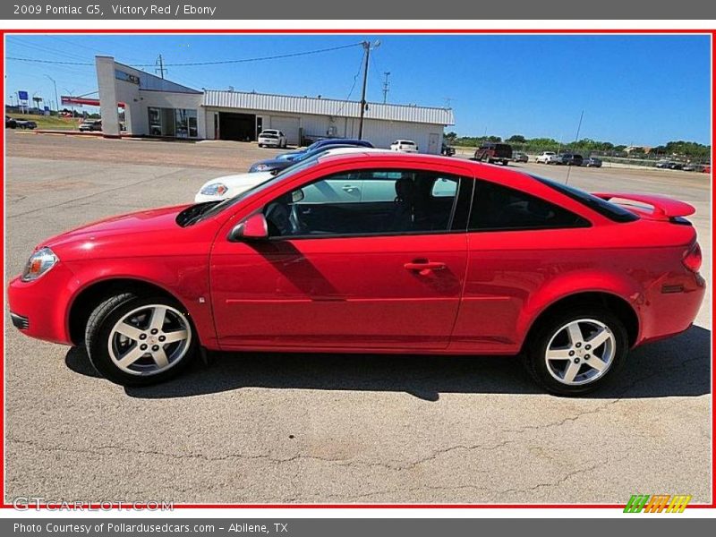 Victory Red / Ebony 2009 Pontiac G5
