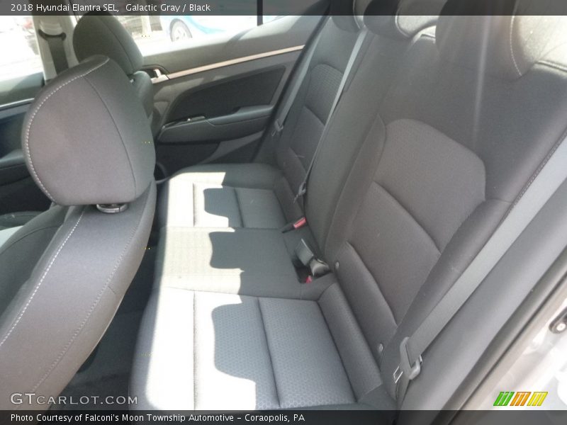 Galactic Gray / Black 2018 Hyundai Elantra SEL