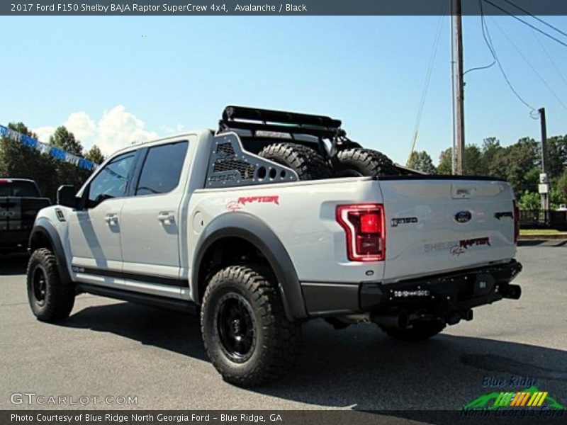 Avalanche / Black 2017 Ford F150 Shelby BAJA Raptor SuperCrew 4x4