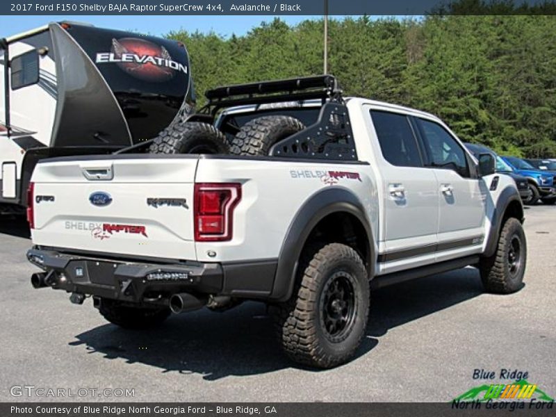 Avalanche / Black 2017 Ford F150 Shelby BAJA Raptor SuperCrew 4x4