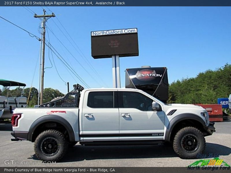 Avalanche / Black 2017 Ford F150 Shelby BAJA Raptor SuperCrew 4x4