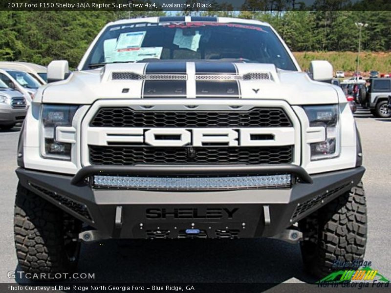 Avalanche / Black 2017 Ford F150 Shelby BAJA Raptor SuperCrew 4x4