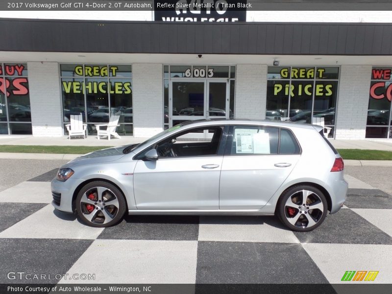 Reflex Silver Metallic / Titan Black 2017 Volkswagen Golf GTI 4-Door 2.0T Autobahn