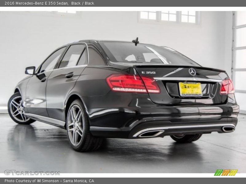Black / Black 2016 Mercedes-Benz E 350 Sedan
