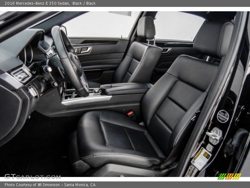 Black / Black 2016 Mercedes-Benz E 350 Sedan