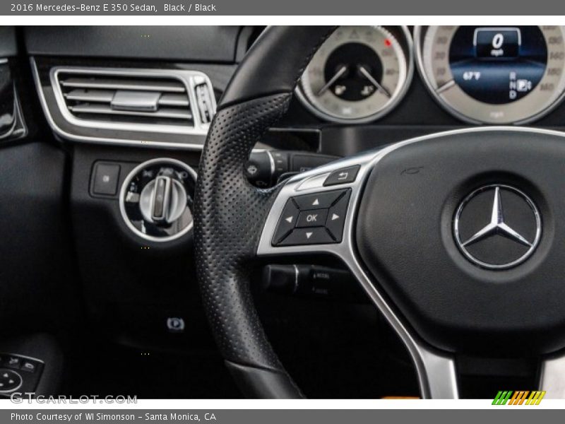 Black / Black 2016 Mercedes-Benz E 350 Sedan