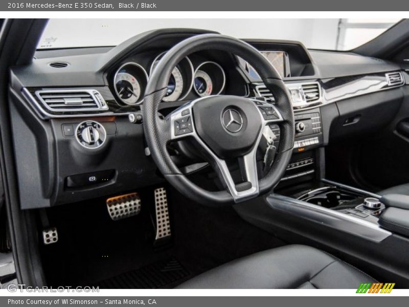 Black / Black 2016 Mercedes-Benz E 350 Sedan