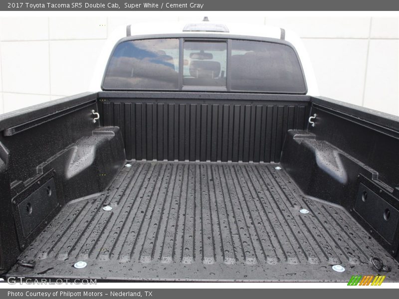 Super White / Cement Gray 2017 Toyota Tacoma SR5 Double Cab