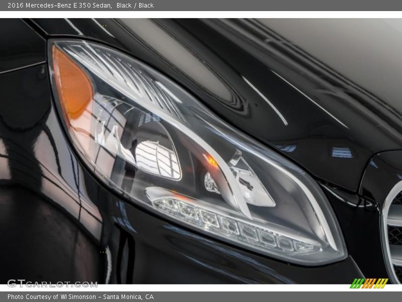 Black / Black 2016 Mercedes-Benz E 350 Sedan