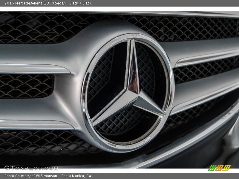 Black / Black 2016 Mercedes-Benz E 350 Sedan