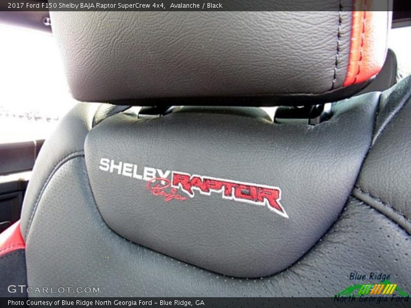 Avalanche / Black 2017 Ford F150 Shelby BAJA Raptor SuperCrew 4x4