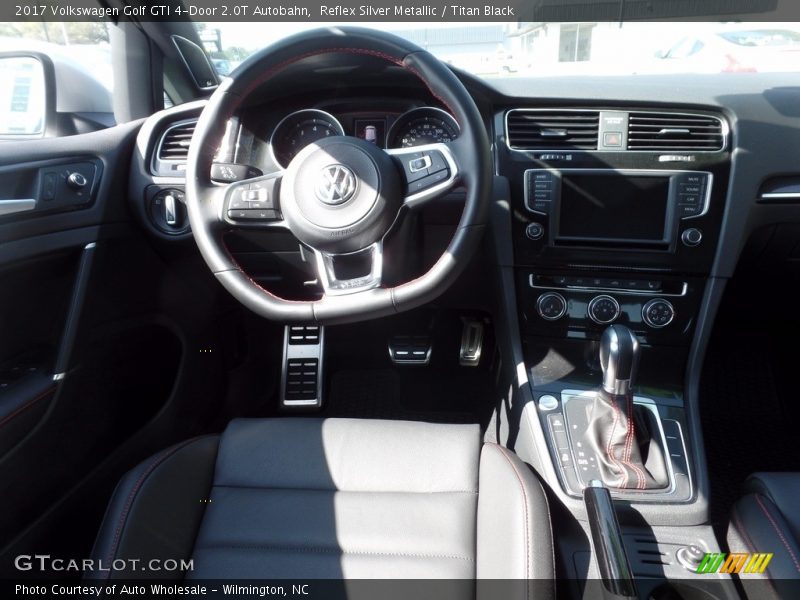 Reflex Silver Metallic / Titan Black 2017 Volkswagen Golf GTI 4-Door 2.0T Autobahn