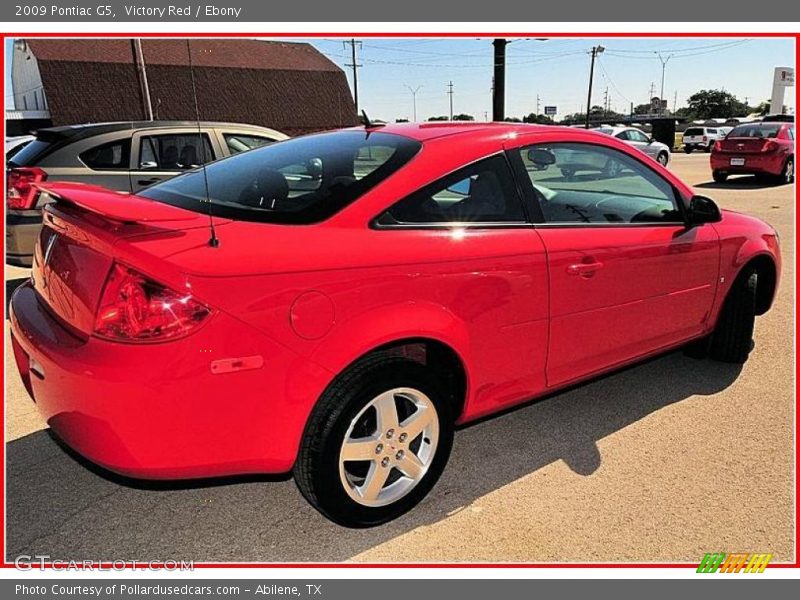 Victory Red / Ebony 2009 Pontiac G5