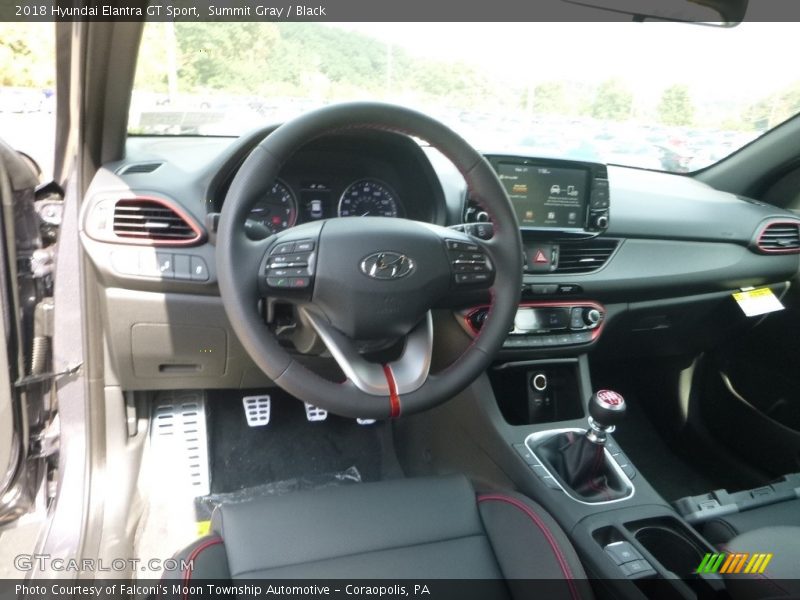  2018 Elantra GT Sport Black Interior