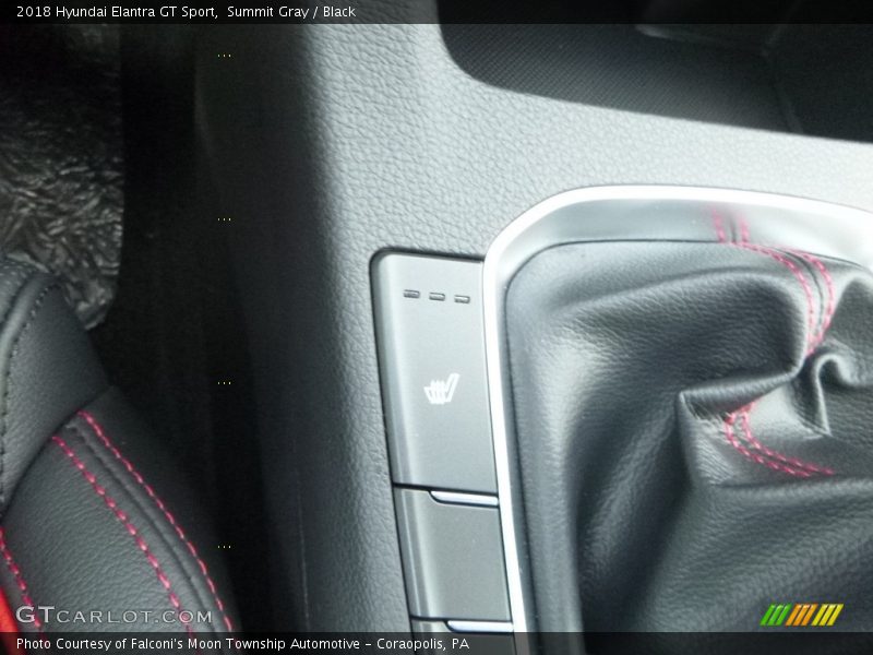 Summit Gray / Black 2018 Hyundai Elantra GT Sport