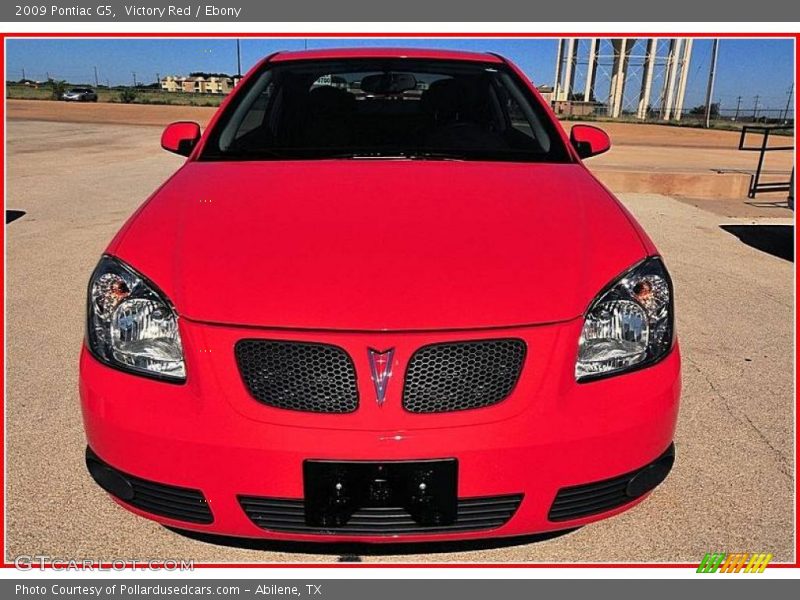 Victory Red / Ebony 2009 Pontiac G5