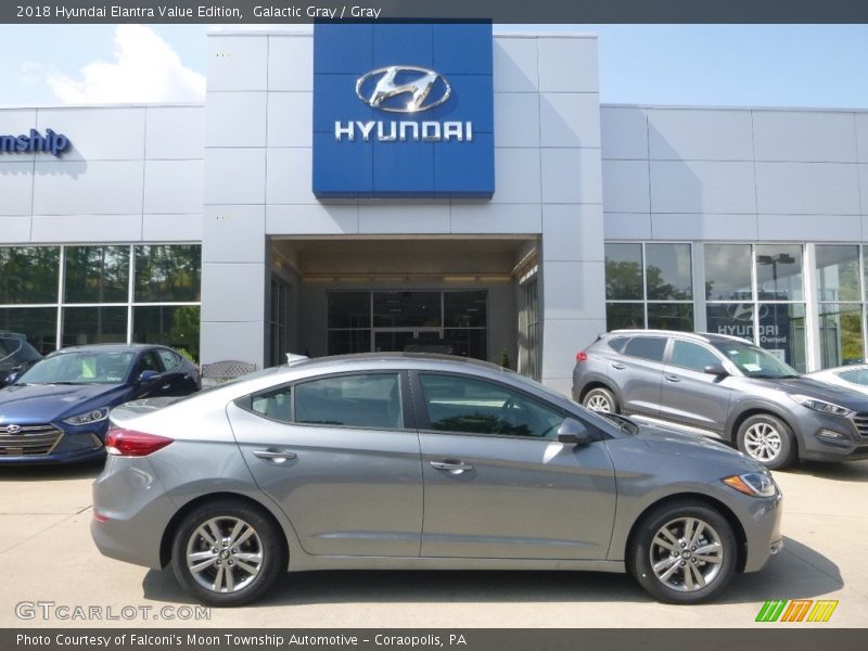 Galactic Gray / Gray 2018 Hyundai Elantra Value Edition