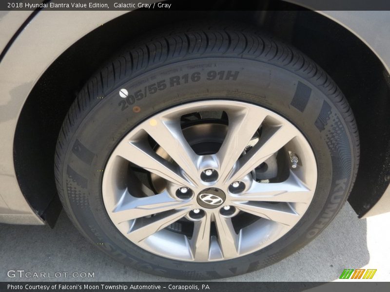 Galactic Gray / Gray 2018 Hyundai Elantra Value Edition
