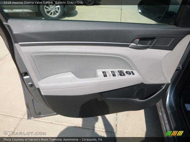 Galactic Gray / Gray 2018 Hyundai Elantra Value Edition