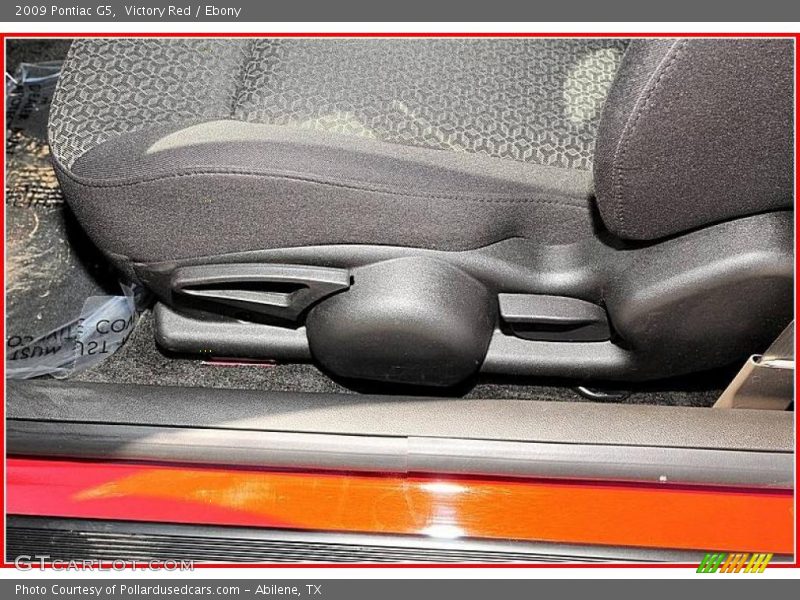 Victory Red / Ebony 2009 Pontiac G5