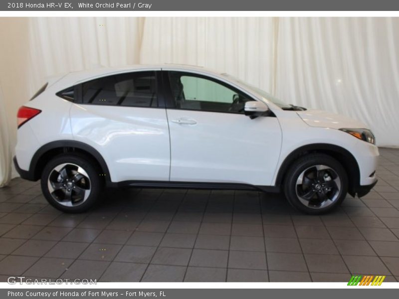 White Orchid Pearl / Gray 2018 Honda HR-V EX