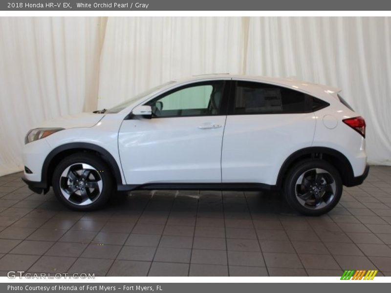 White Orchid Pearl / Gray 2018 Honda HR-V EX