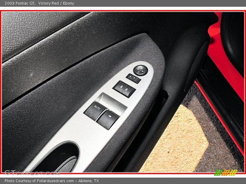 Victory Red / Ebony 2009 Pontiac G5
