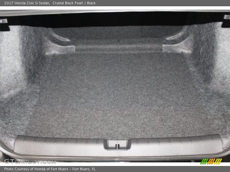 Crystal Black Pearl / Black 2017 Honda Civic Si Sedan