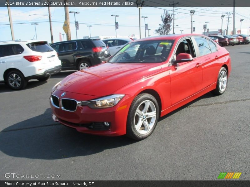 Melbourne Red Metallic / Black 2014 BMW 3 Series 328i xDrive Sedan