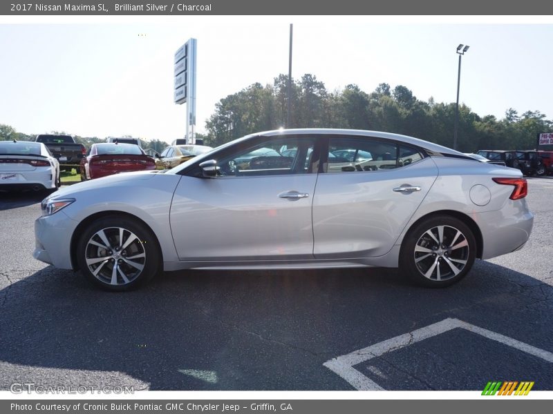 Brilliant Silver / Charcoal 2017 Nissan Maxima SL