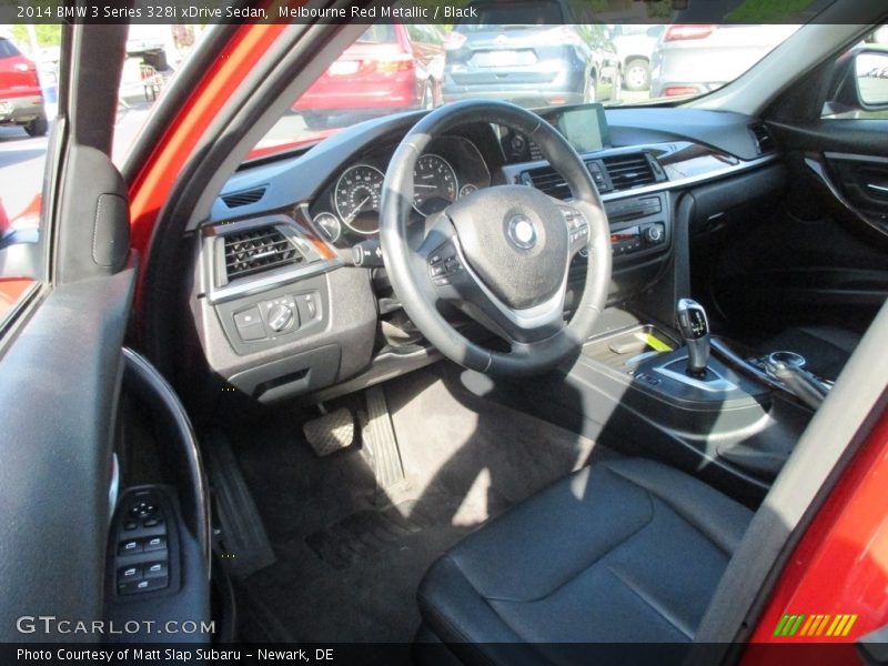 Melbourne Red Metallic / Black 2014 BMW 3 Series 328i xDrive Sedan