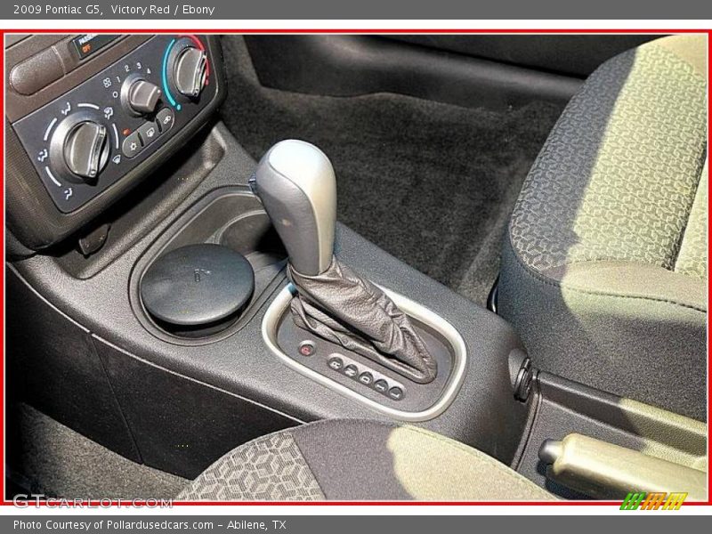 Victory Red / Ebony 2009 Pontiac G5