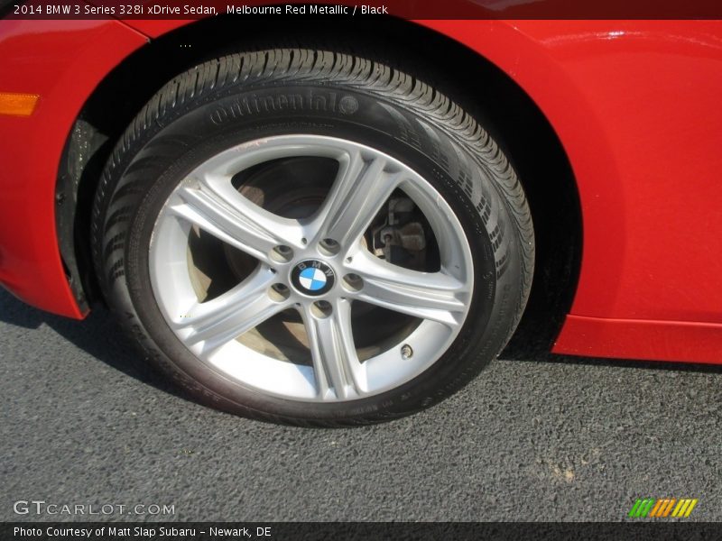 Melbourne Red Metallic / Black 2014 BMW 3 Series 328i xDrive Sedan