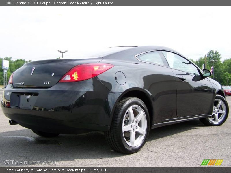Carbon Black Metallic / Light Taupe 2009 Pontiac G6 GT Coupe