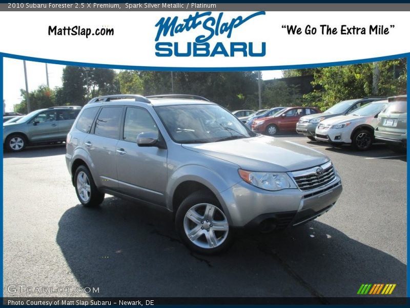 Spark Silver Metallic / Platinum 2010 Subaru Forester 2.5 X Premium