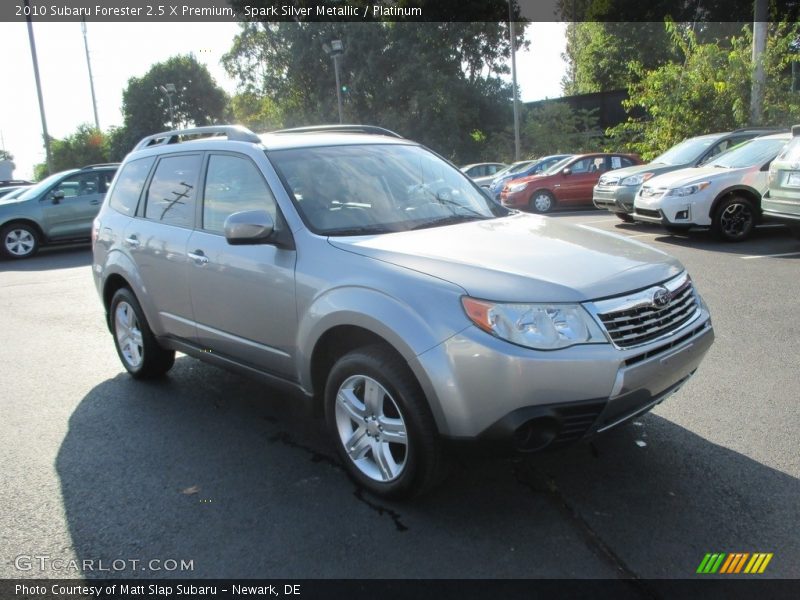 Spark Silver Metallic / Platinum 2010 Subaru Forester 2.5 X Premium