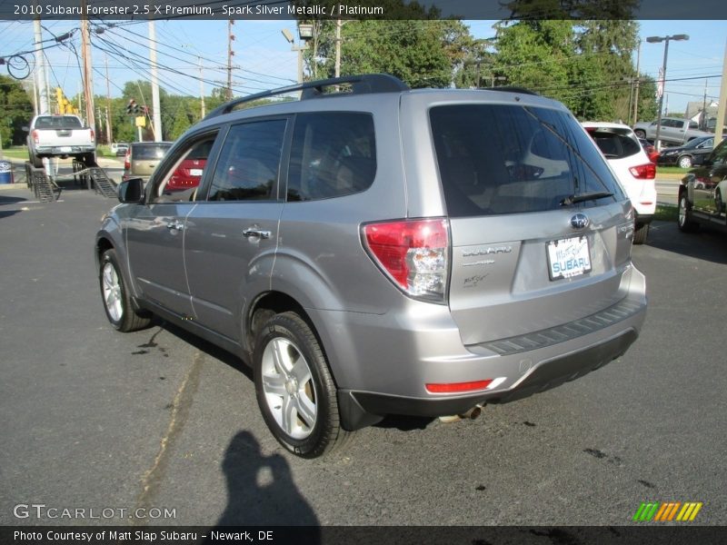 Spark Silver Metallic / Platinum 2010 Subaru Forester 2.5 X Premium
