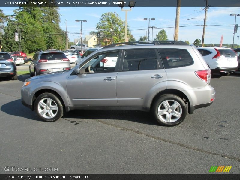Spark Silver Metallic / Platinum 2010 Subaru Forester 2.5 X Premium