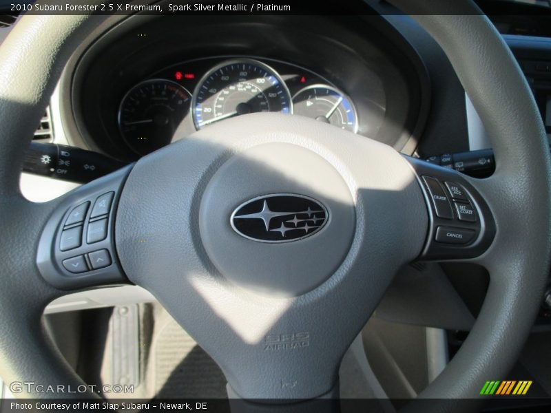 Spark Silver Metallic / Platinum 2010 Subaru Forester 2.5 X Premium