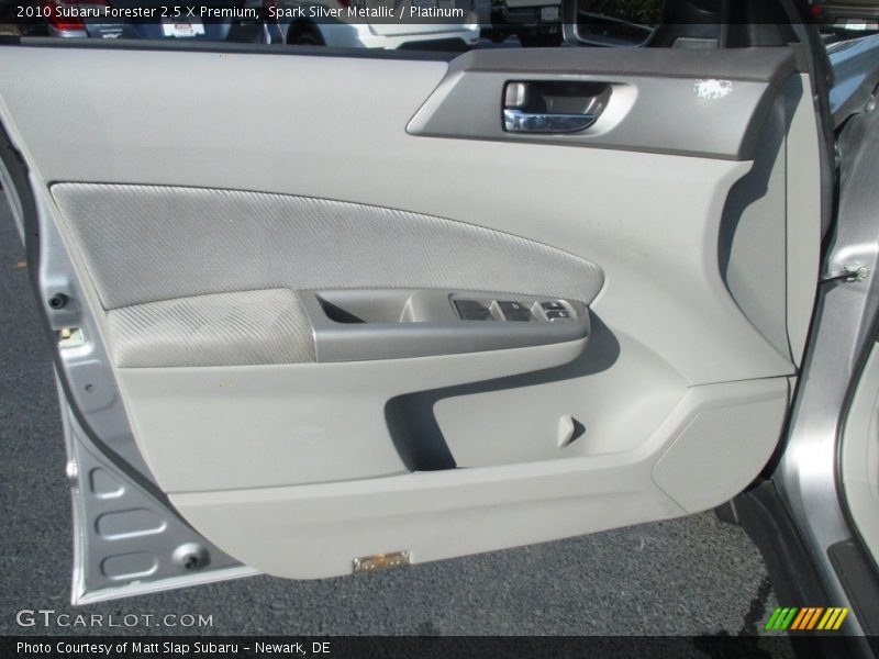 Spark Silver Metallic / Platinum 2010 Subaru Forester 2.5 X Premium