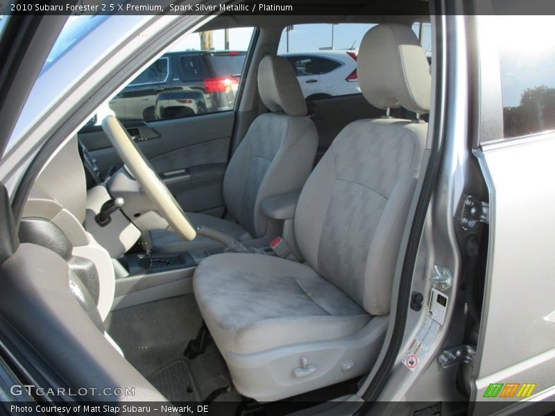 Spark Silver Metallic / Platinum 2010 Subaru Forester 2.5 X Premium