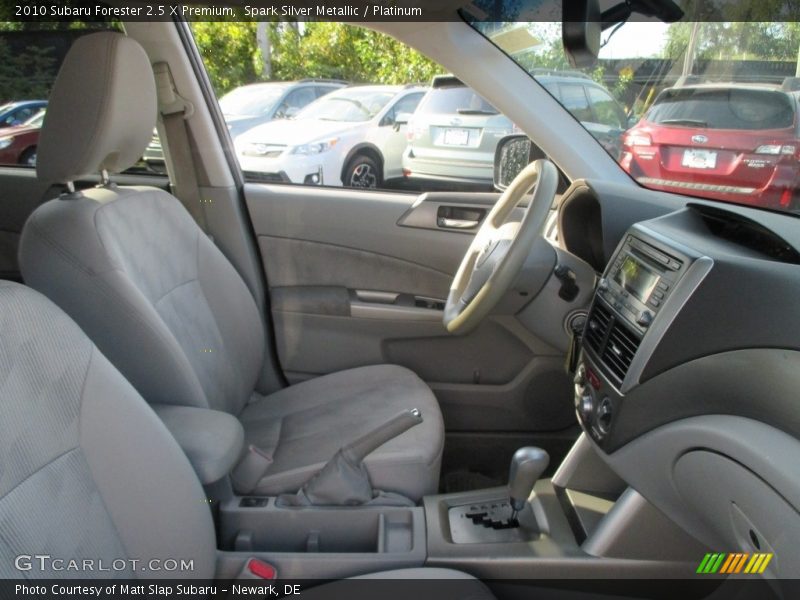 Spark Silver Metallic / Platinum 2010 Subaru Forester 2.5 X Premium